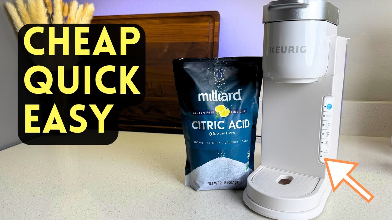 How to Descale Your Keurig K-Iced FAST with Citric Acid!
