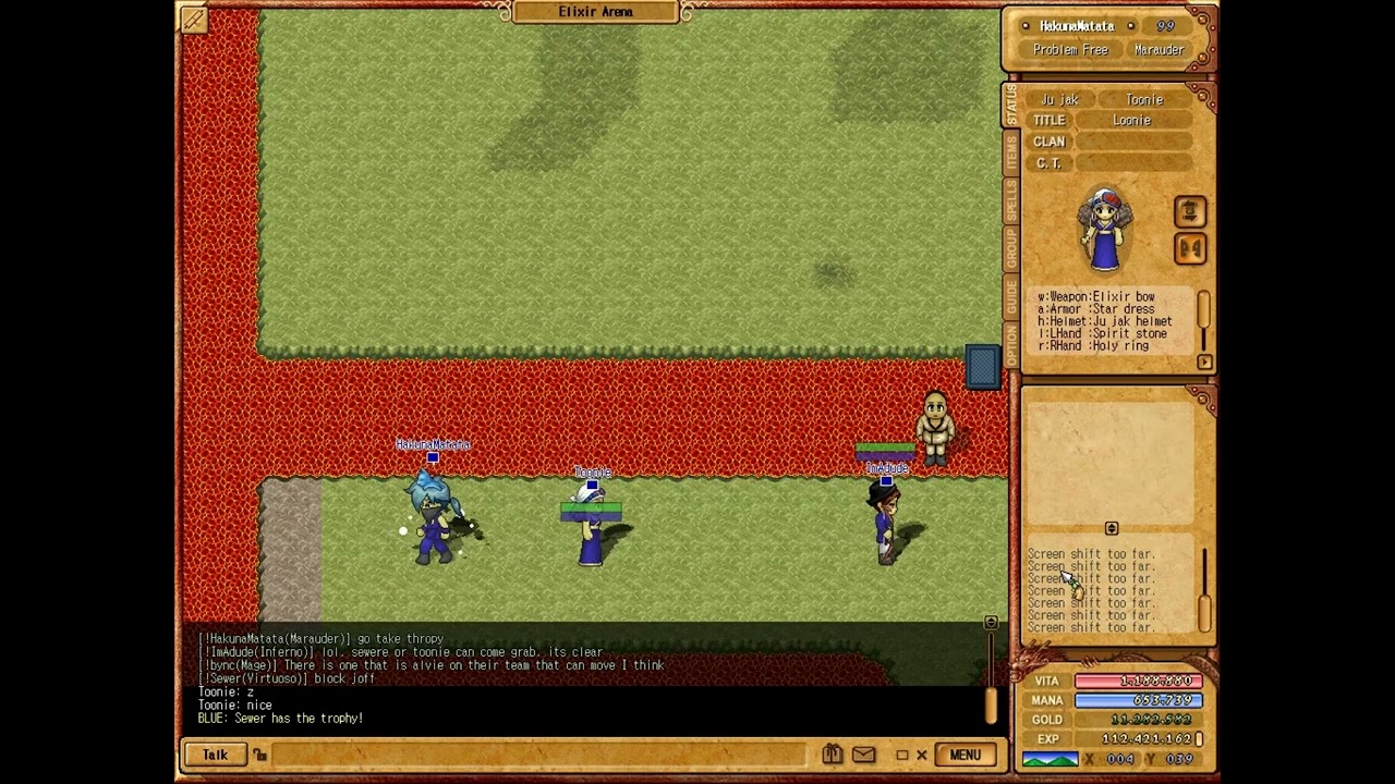 NexusTK Elixir war 2023-03-15