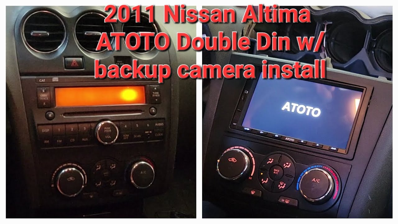 2011 Nissan Altima Gets New ATOTO F7 with Rear Camera and Wireless Android Auto