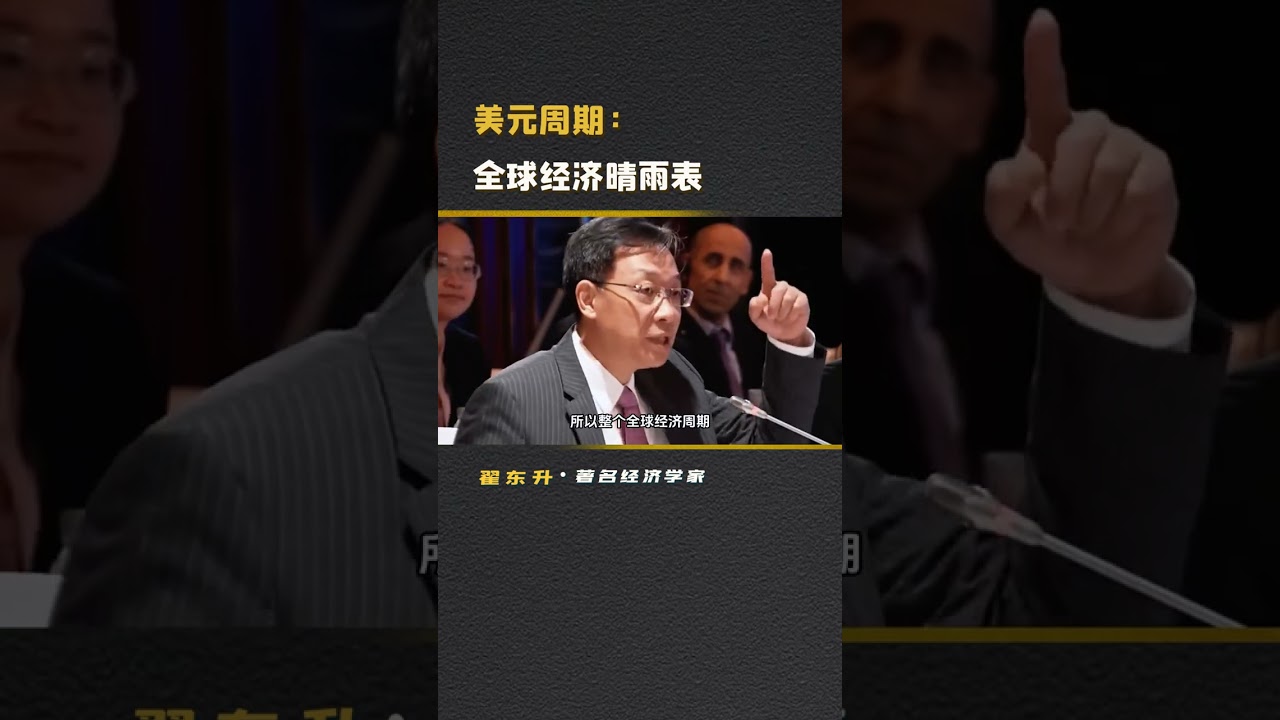 【翟东升】美元周期：全球经济晴雨表！ #翟东升 #美元 #全球货币体系 #硬核深度计划 #零基础看懂全球