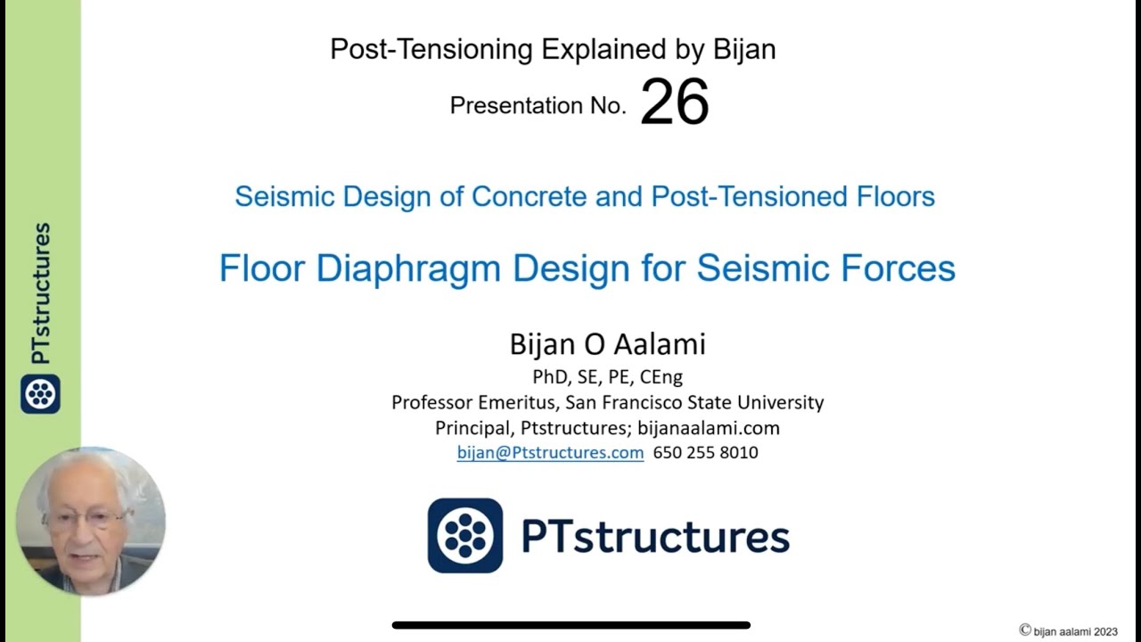 26- Seismic Design of Floor  Diaphragms