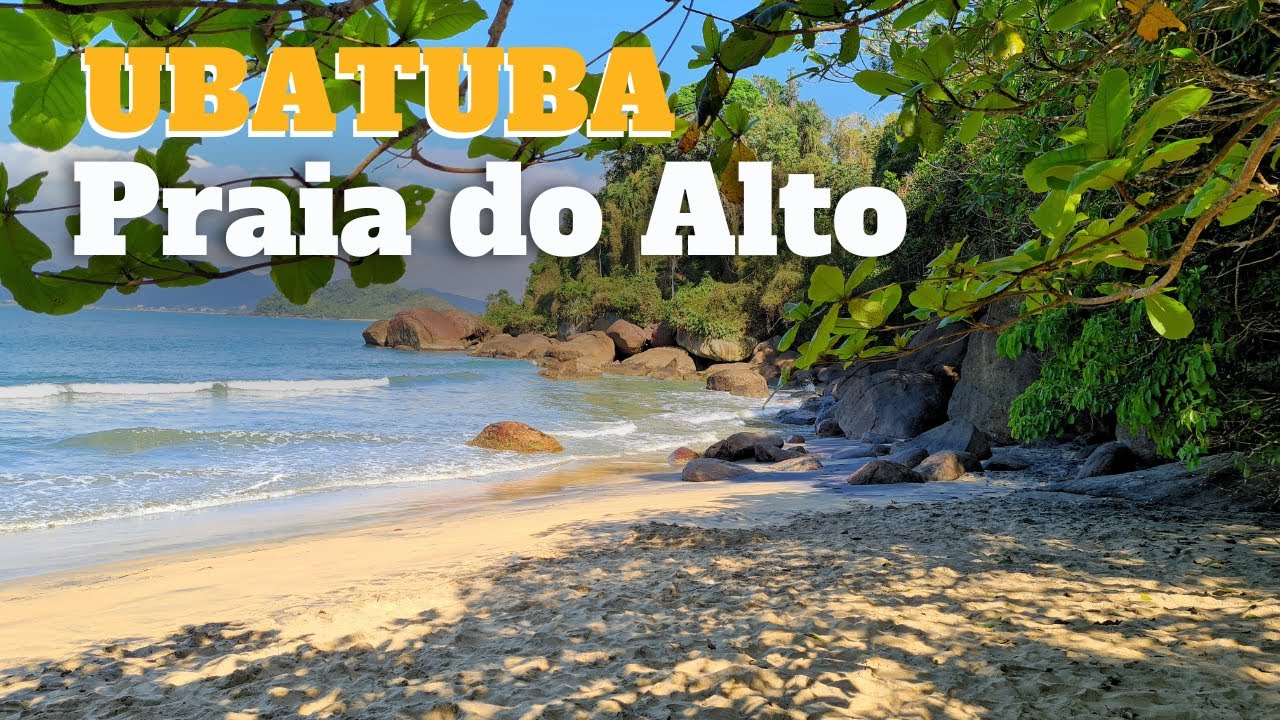 Praia de Ubatuba LINDA e PRESERVADA: Conheça a Praia do Alto