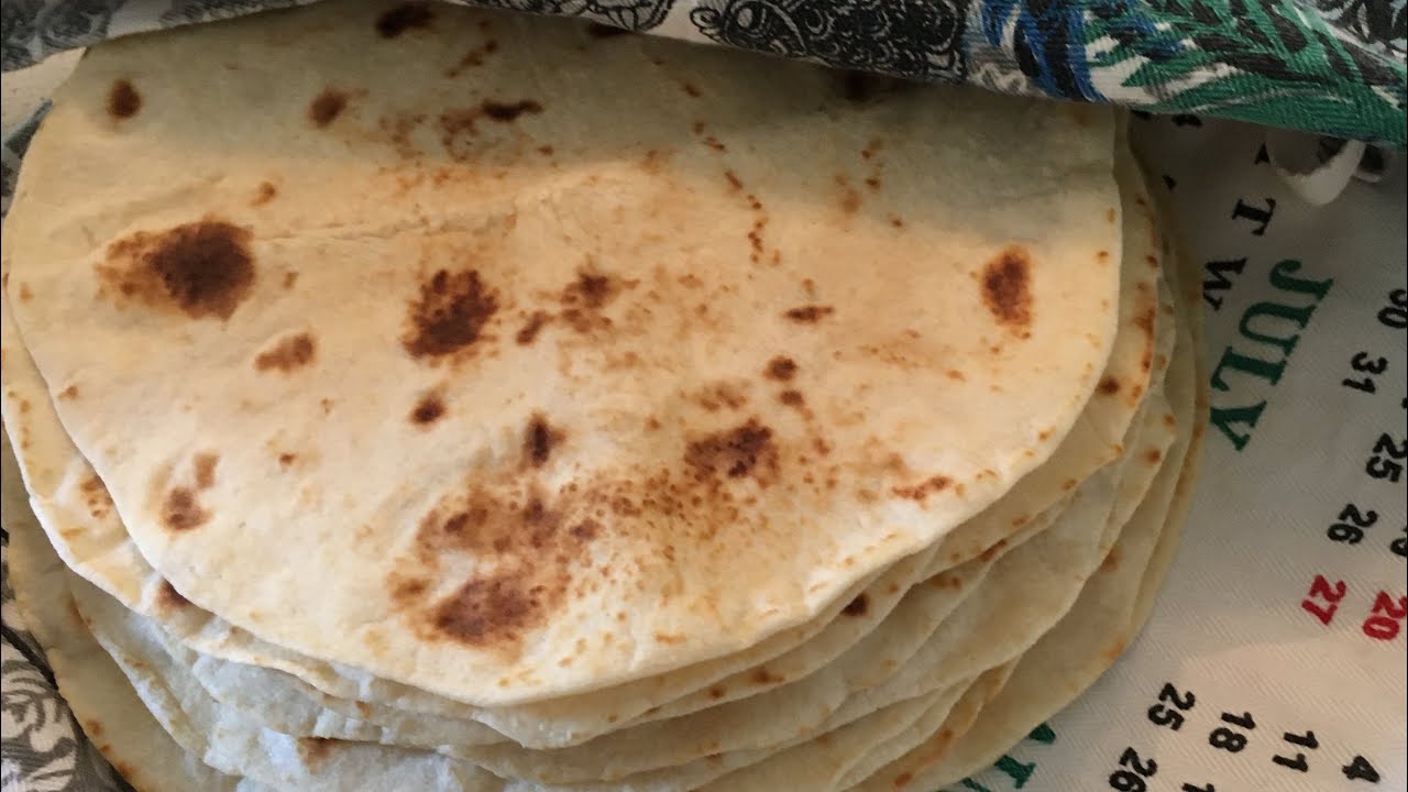 نانی تورتیلا بە بێ خومرە و بەكەمترین كات💯/ Tortilla