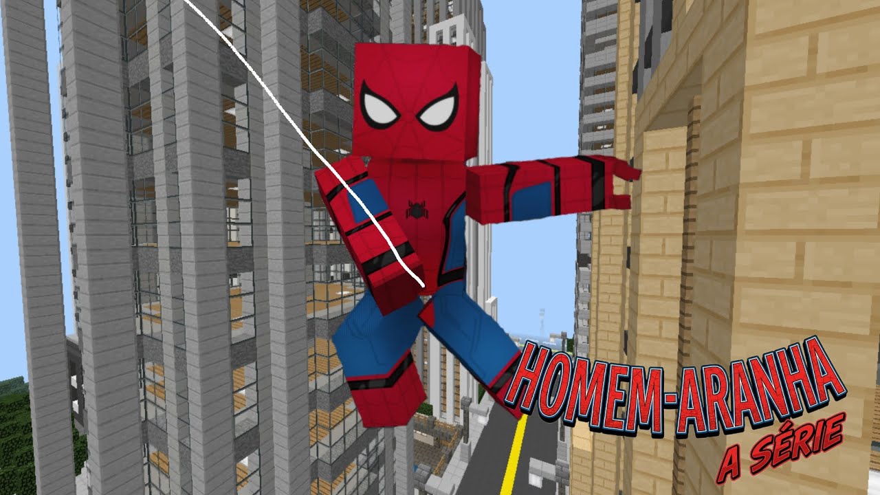 Minecraft : HOMEM-ARANHA - TESTANDO MEU NOVO UNIFORME #ep 05
