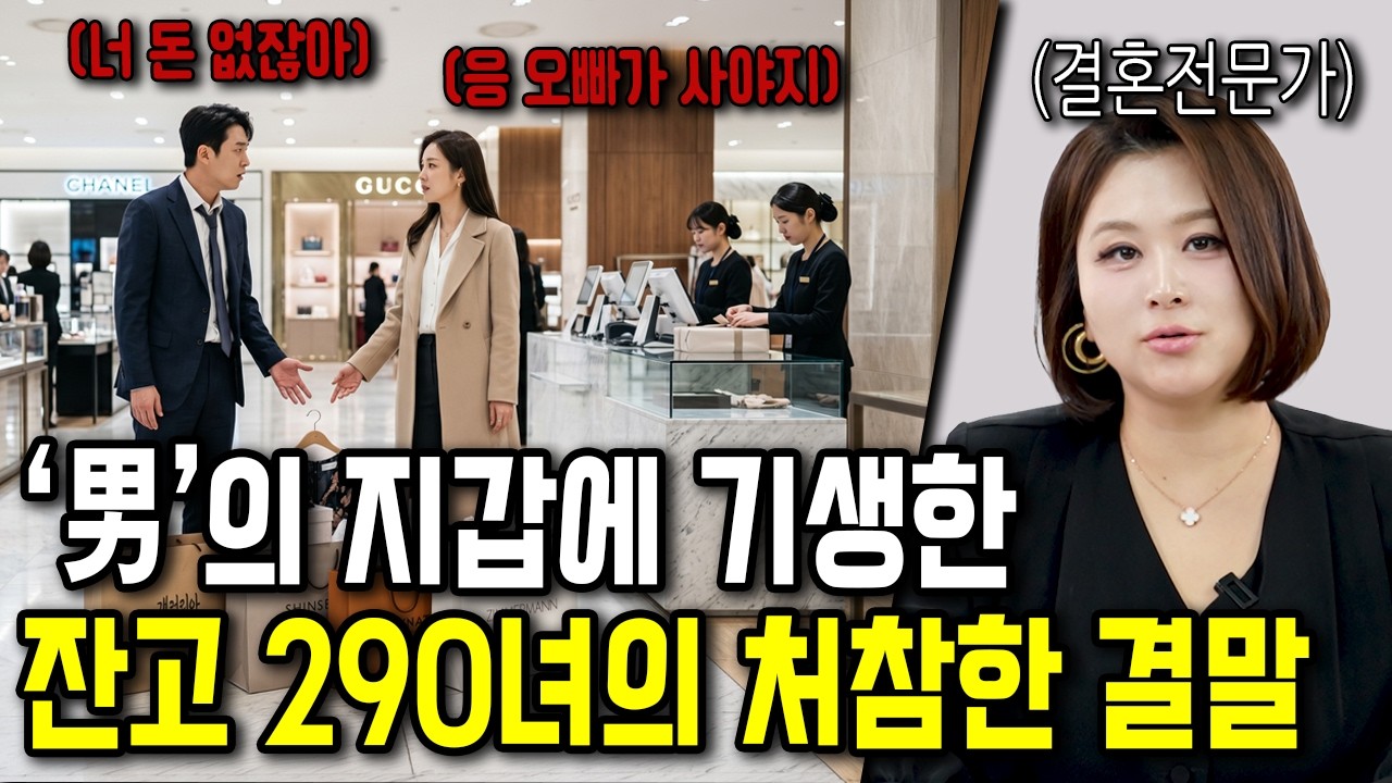 남자 돈으로 자존심 세우는 30대 여자들의 최후