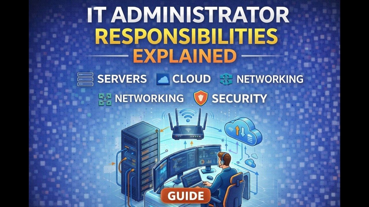 IT Administrator Responsibilities Explained – Servers, Cloud, Networking & Security