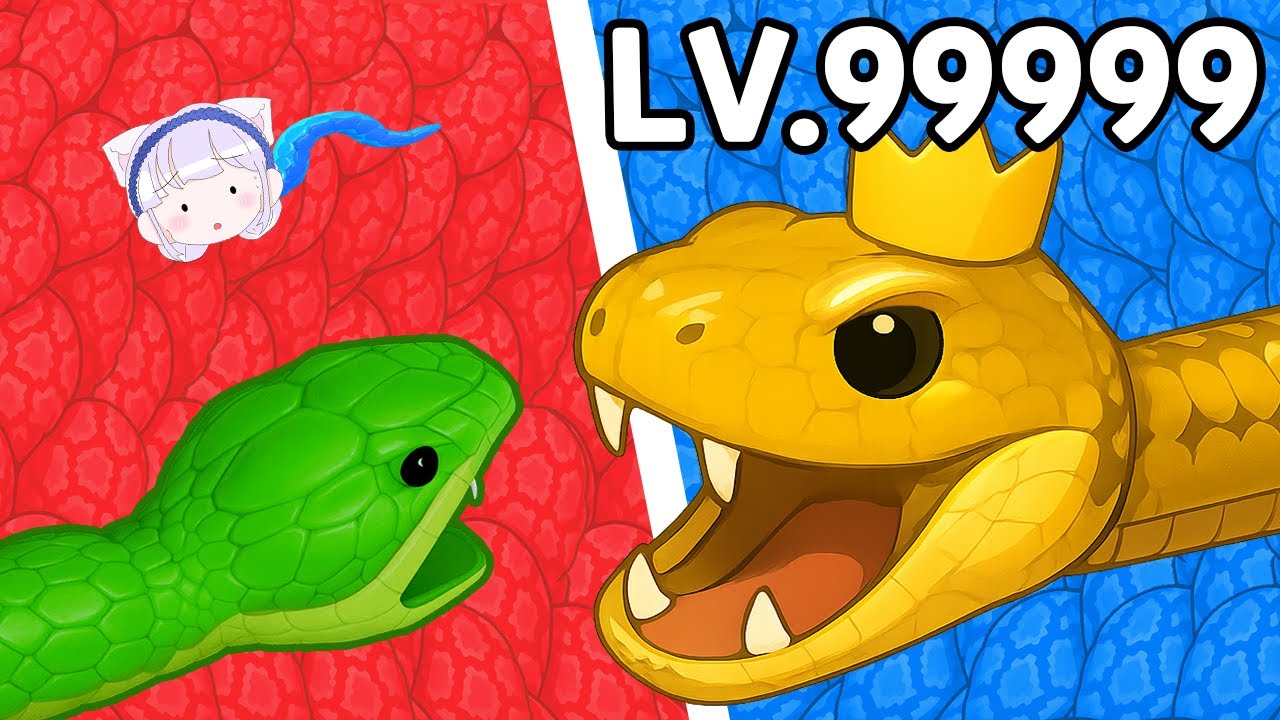 🐍먹을수록 커진다?! ✨Snake Clash 1등까지 커져볼게요!