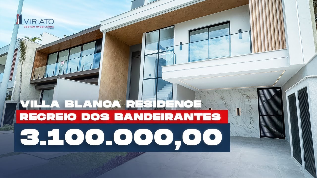 🏡 CASA À VENDA – VILLA BLANCA RESIDENCE | RECREIO DOS BANDEIRANTES