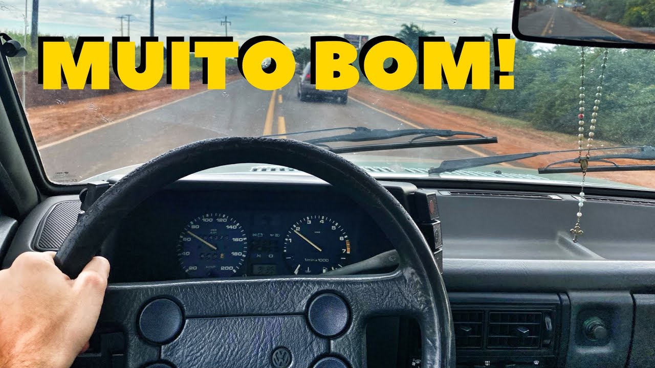TESTEI O VW GOL QUADRADO 1.8 AP! NOSSO NOVO CARRO!