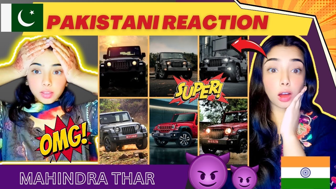 Pakistani reaction on indian Mahindra Thar modified 🔥 Real Mafia sawag jeep #thar #mahindrathar