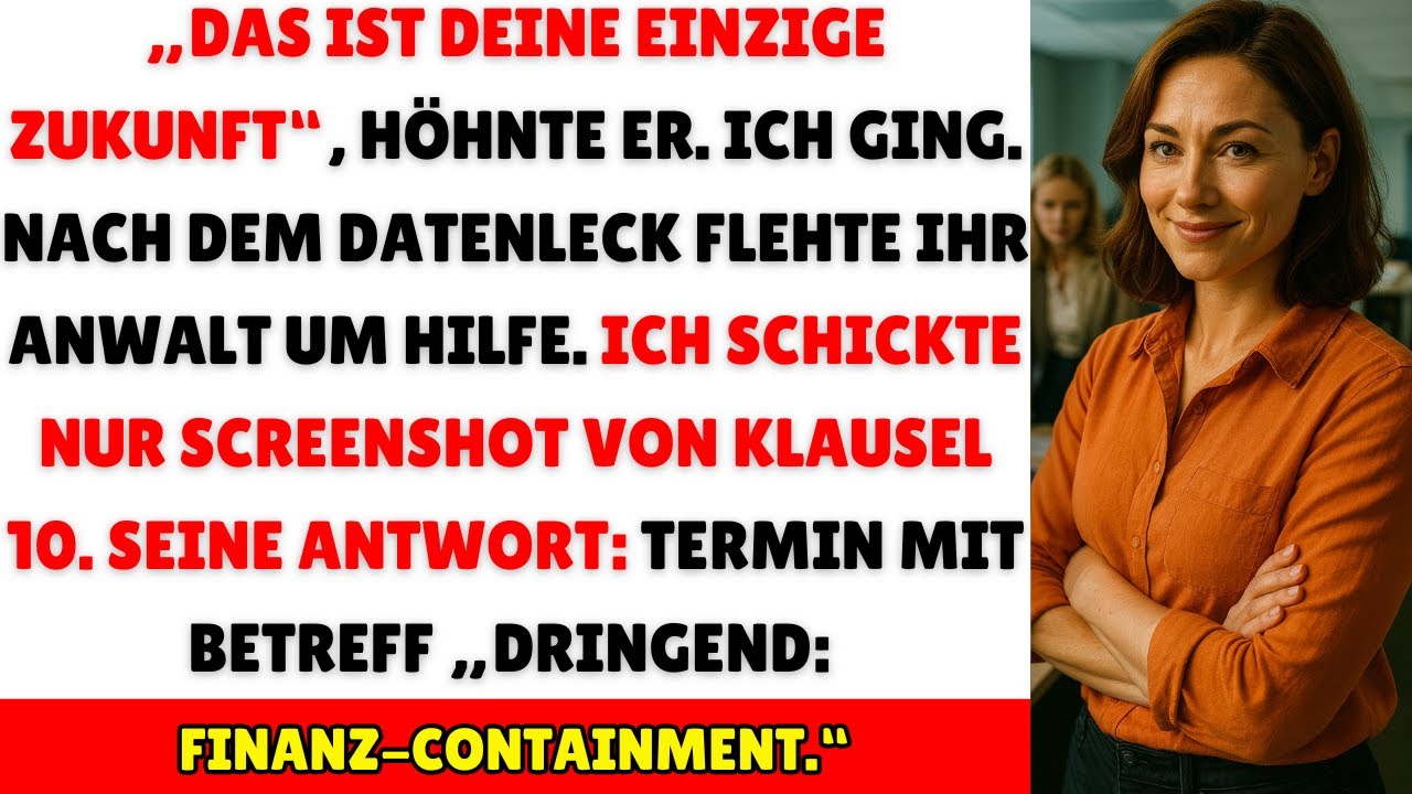 Sie feuerten mich – doch Klausel 10 im NDA zerstörte ihr Imperium 💼 | #CorporateRevenge