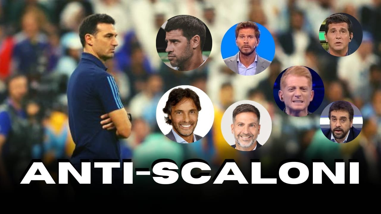Periodistas que OPERARON contra Scaloni LOS ANT-SCALONETA