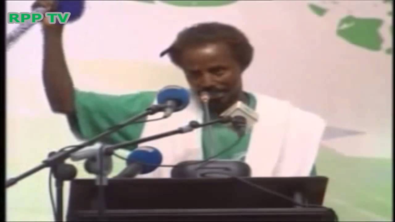 Gabay Af Somali AH lors du 11ème Congrès Ordinaire du RPP qui s'est tenue au Palais du Peuple le 5 M
