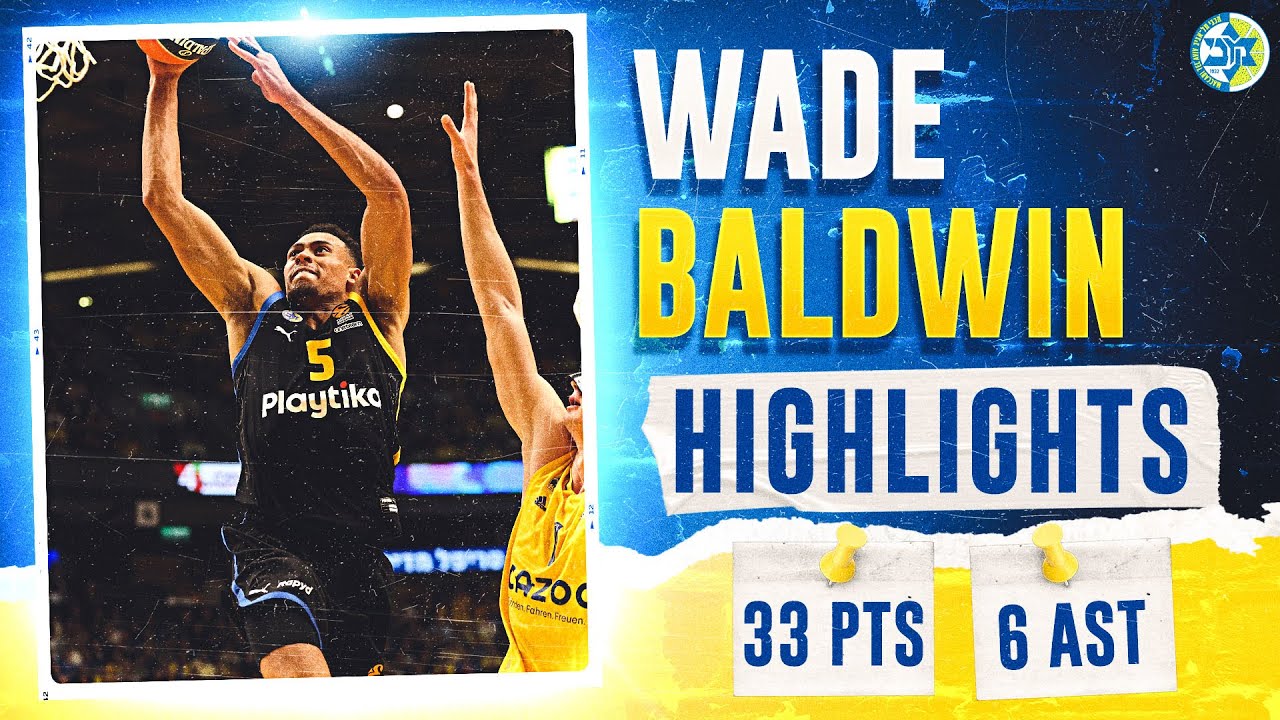 Wade Baldwin IV (33 points) Highlights vs ALBA Berlin | המהלכים של ווייד בולדווין נגד אלבה ברלין