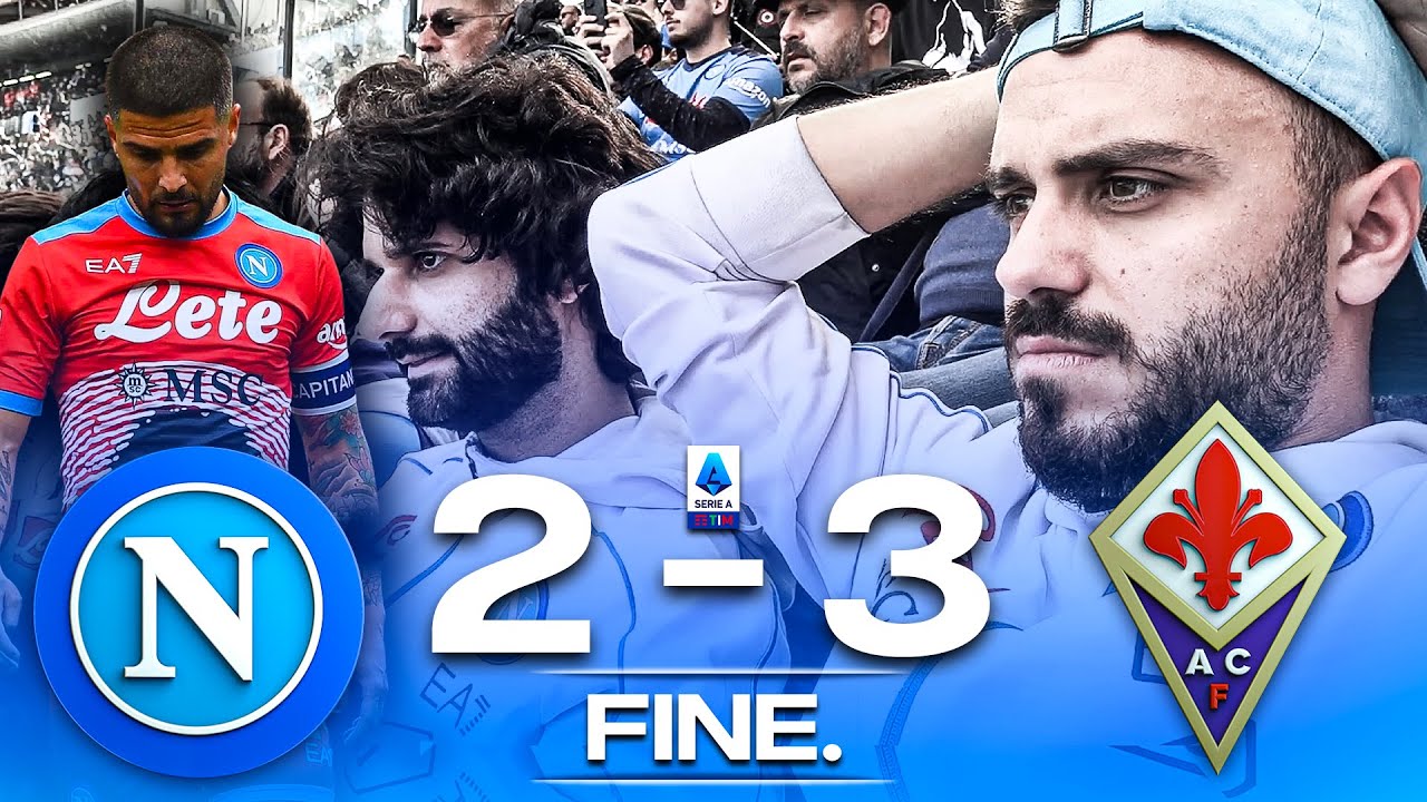 FINE. NAPOLI 2-3 FIORENTINA | LIVE REACTION NAPOLETANI AL MARADONA HD