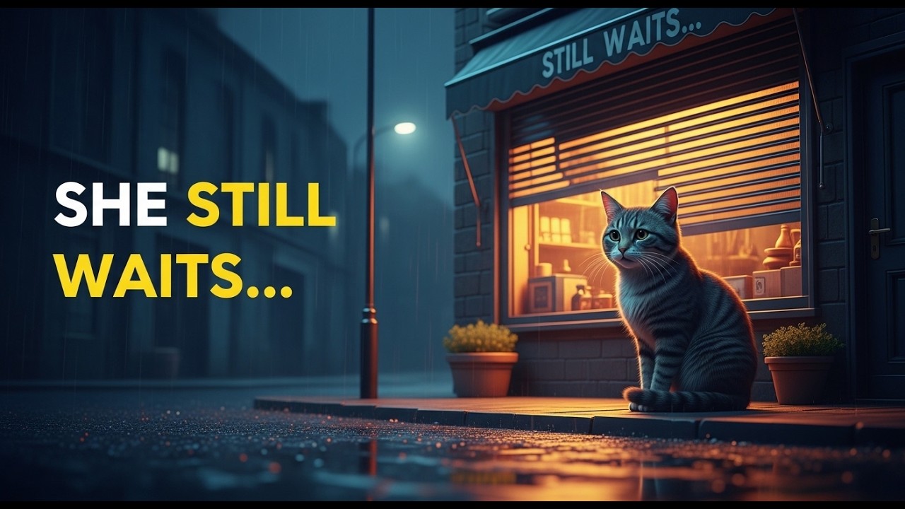 The Cat Who Waited at the Closed Shop 🐾💔 | Emotional Cat Story That Will Make You Cry