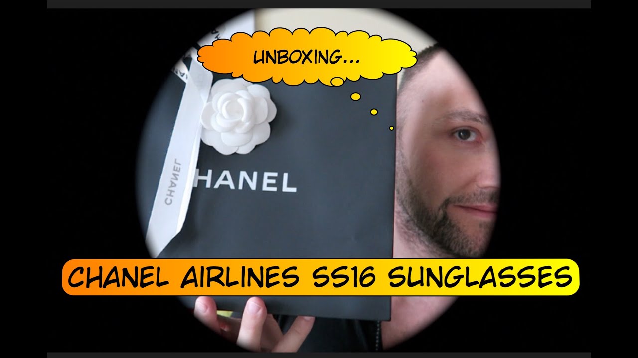 CHANEL Airlines SS16 Sunglasses Unboxing