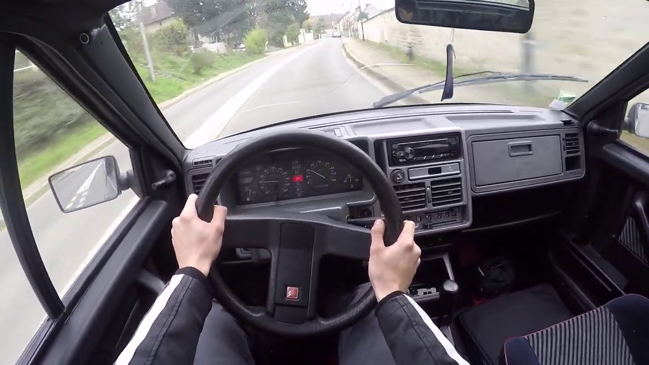 Citroën AX GT 1.4i (1989) - POV Drive