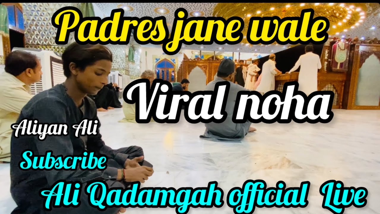 Viral noha | pardes jane wale |AliyanAli | QadamgahMolaAlias | Aliqadamgahofficial #viral  #foryou 