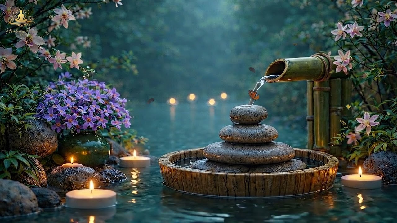 Calm Piano & Natural Water Sounds. #relaxmusic #pianomusic #Meditation #SleepMusic