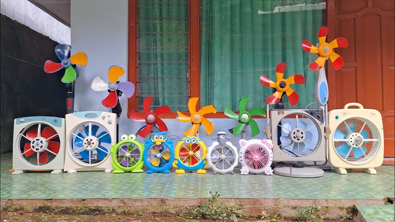 Kipas angin 16 inchi 12 inchi dan boxfan