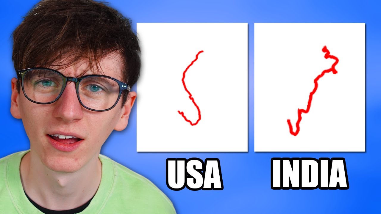 Can I recognize these SLITHERING Country Outlines?