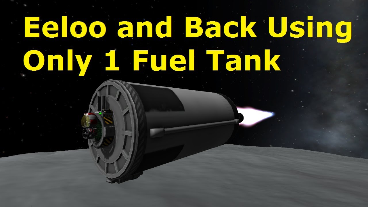 Eeloo and Back Using Only 1 Fuel Tank