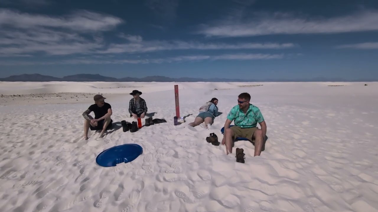 Alkali Flat Trail: 5 Miles through White Sands National Park. 