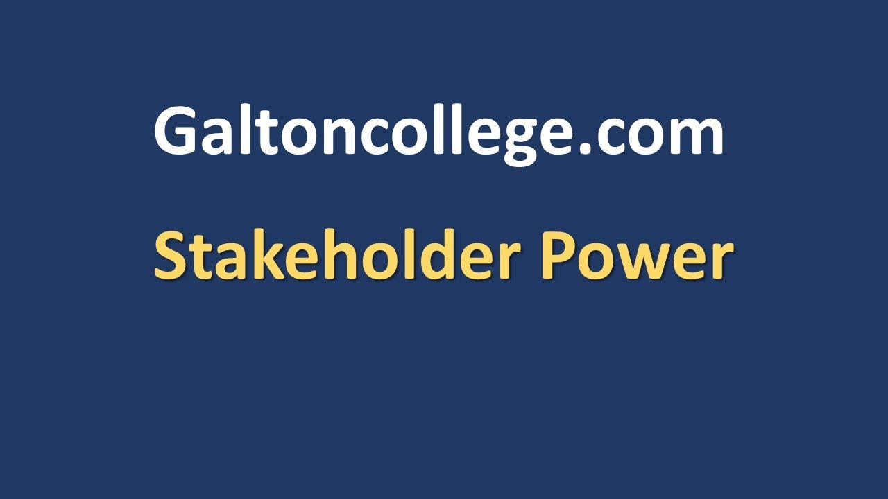 Stakeholder Power