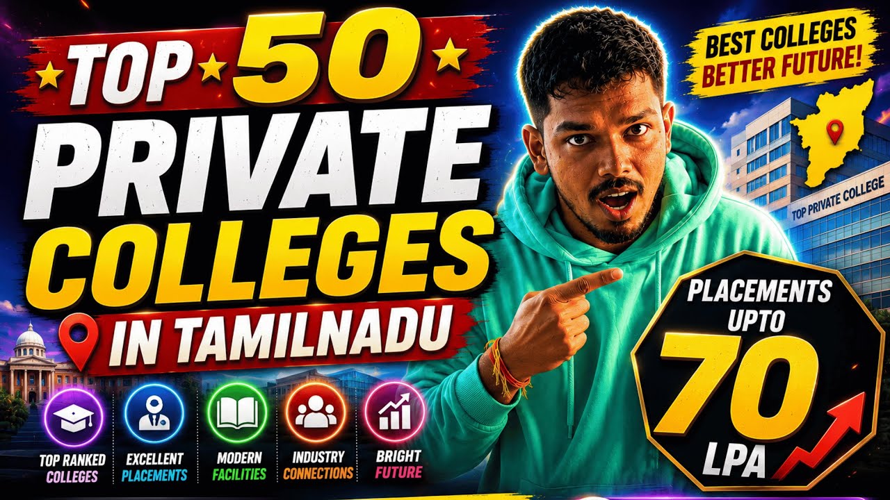 😱 Top 50 Private Colleges Under Anna University 2026 🔥 Placements, Fees & Ranking 🚀