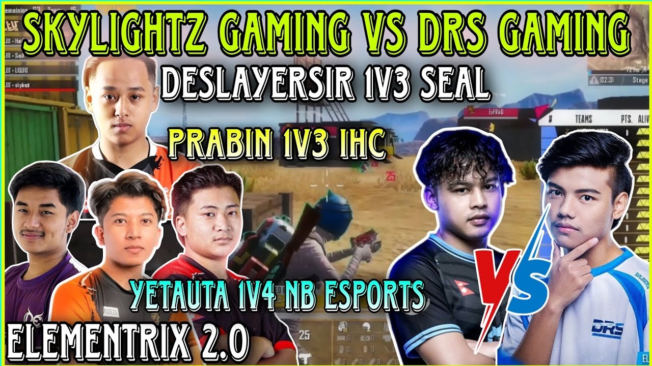 SG vs DRS 4v4 Clash | Slayer 1v3 SEAL | PRABIN 1v3 IHC | Yetauta 1v4 NB Esports | Clash with kvn