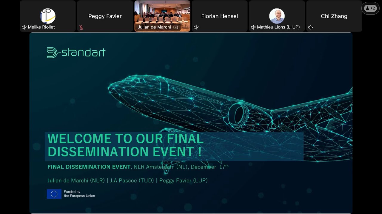 D-STANDART | Final Dissemination Event at NLR