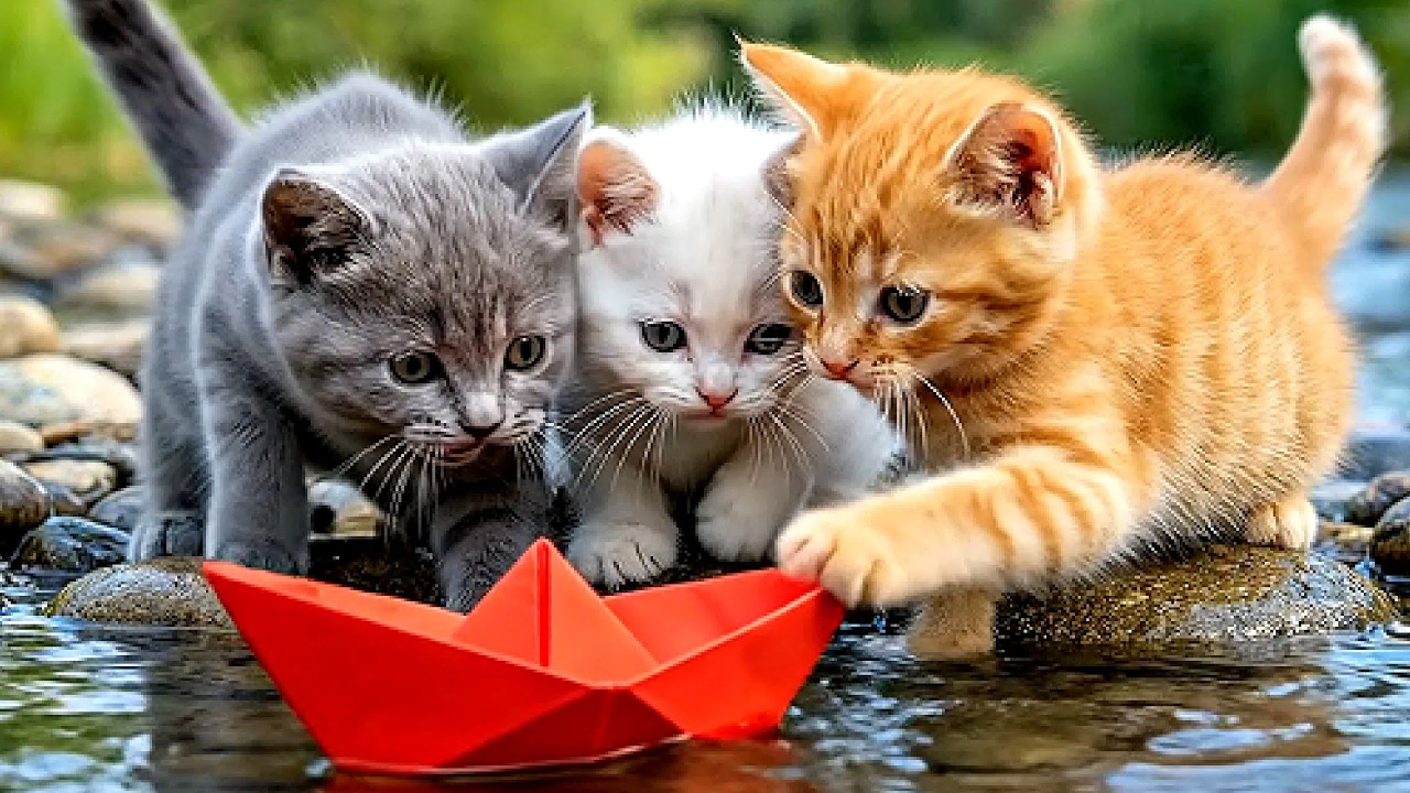🐱🎠 Mama Cat Takes Her Kitten to the Zoo — A Joyful Day with an Unexpected Friend!