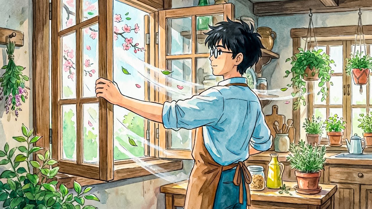 Peaceful Life in Nature: Simple Chores & Quiet Days | Ghibli-Style ASMR | Ghili Love