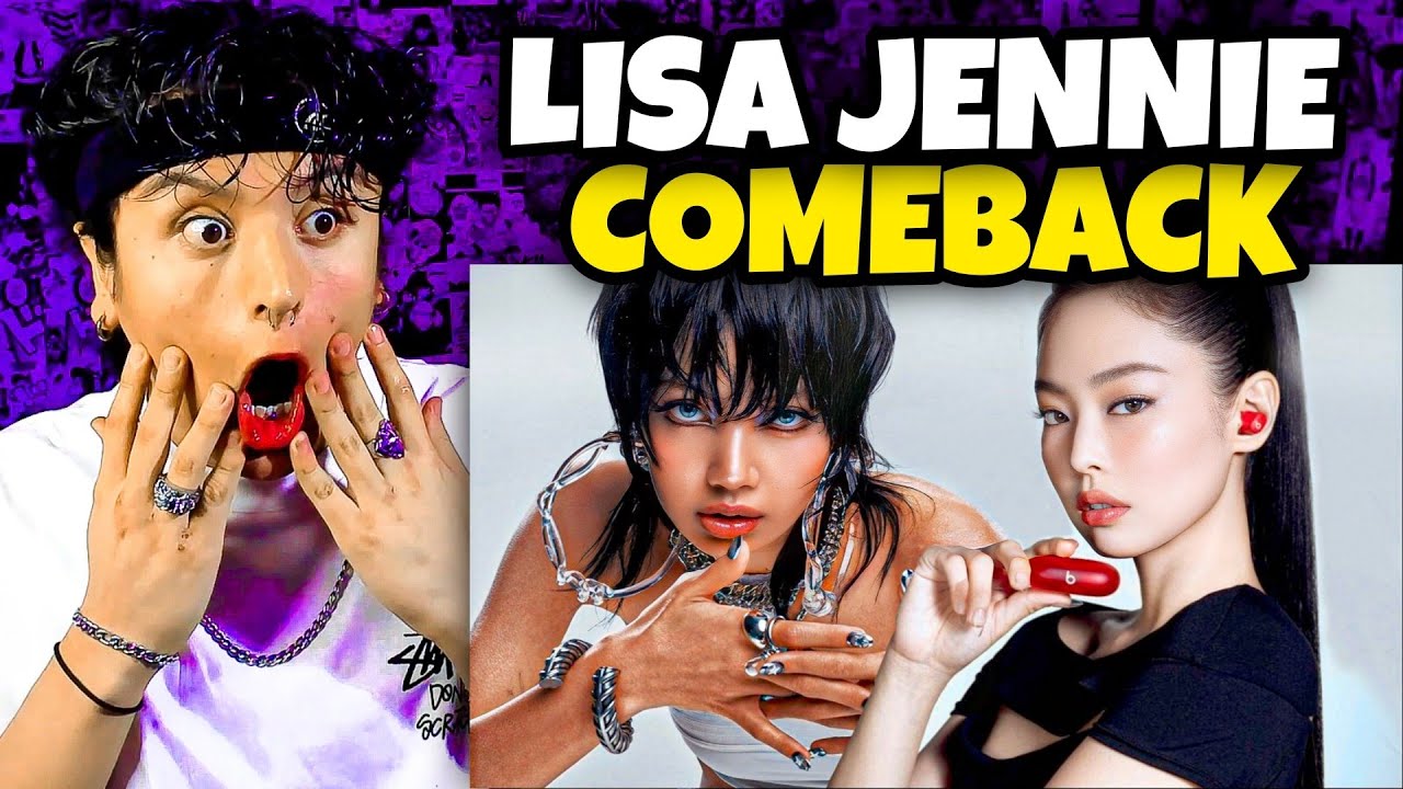 LISA y JENNIE COMEBACK!!! 🔥 BLACKPINK LISA ROCKSTAR COMEBACK JENNIE REACCION por PRIMERA VEZ