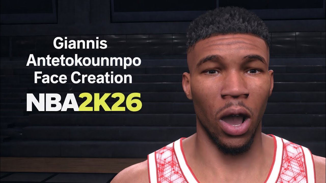 Giannis Antetokounmpo Face creation NBA2K26