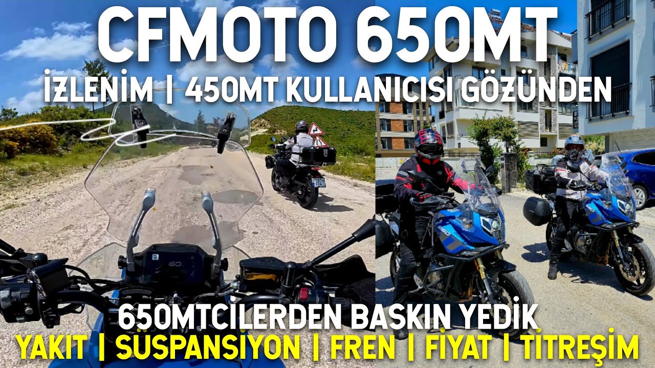 Cfmoto 650MT İzlenimi | 450MT Kullanıcısı Gözünden | Süspansiyon | Yakıt | Fren | Güç