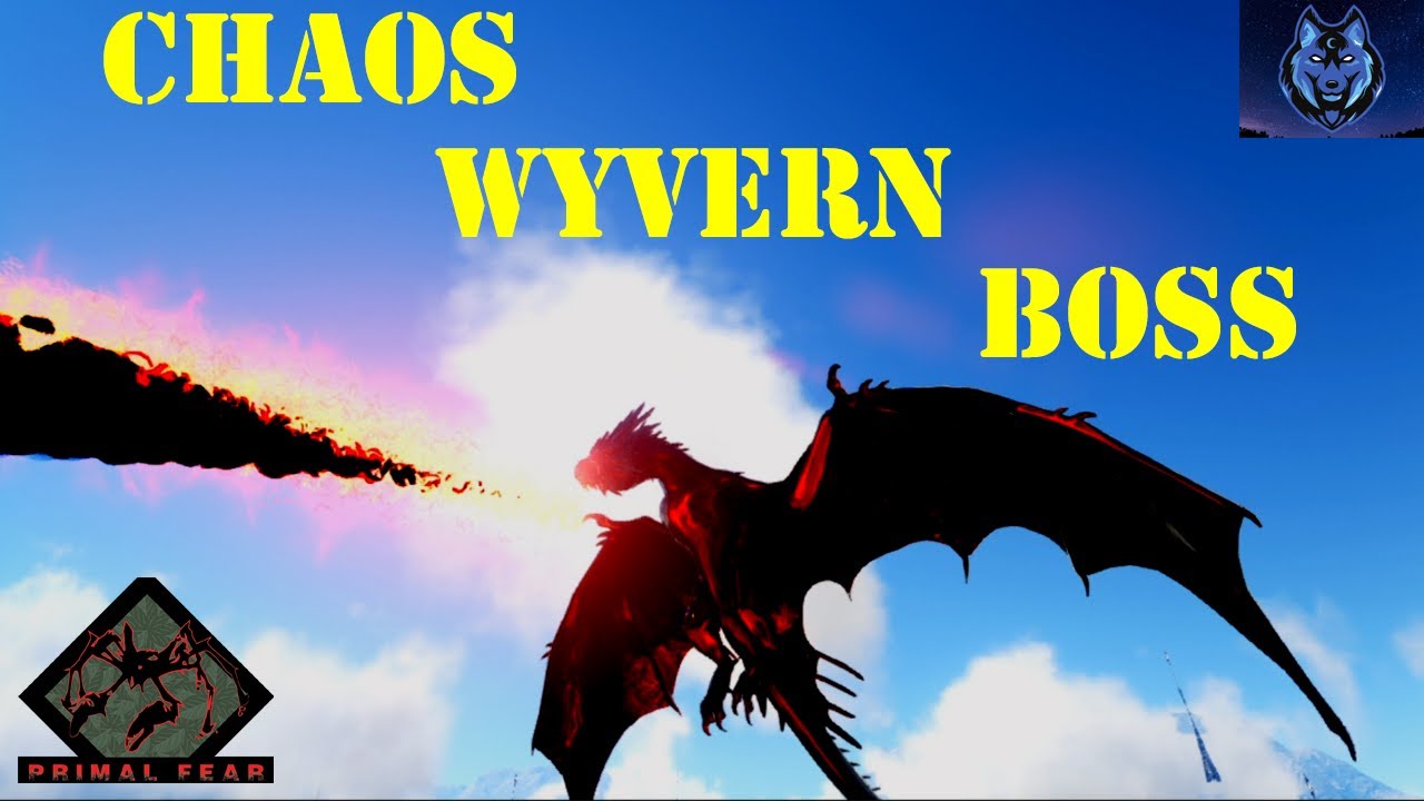 Defeating The Chaos Guardian Wyvern - Ark Primal Fear