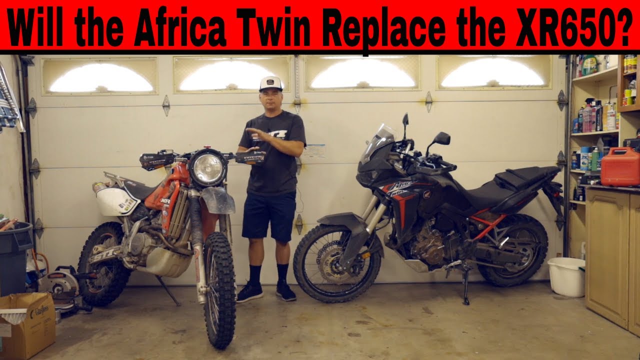 Africa Twin VS XR650R Is This Going To Replace The Great #xr650r #xr650l