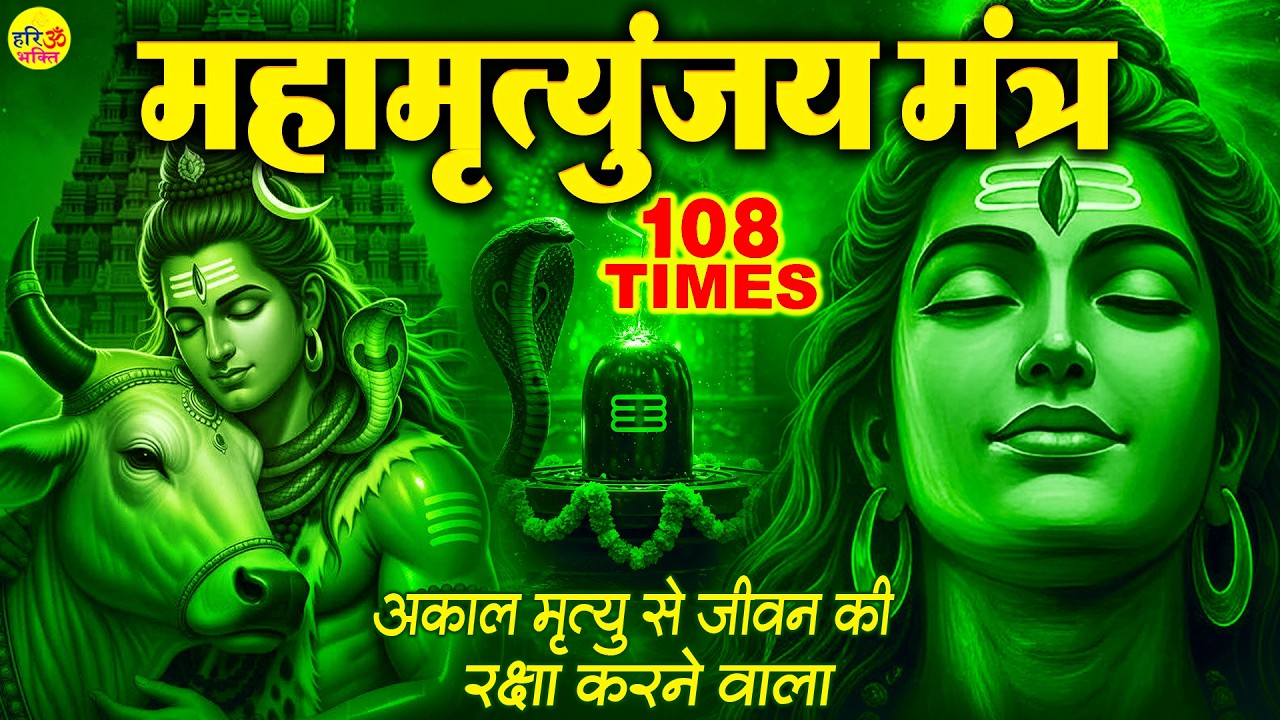 Powerful Mahamrityunjay Mantra - आज अवश्य सुनें ये चमत्कारी महामृत्युंजय मंत्र 108 TIMES