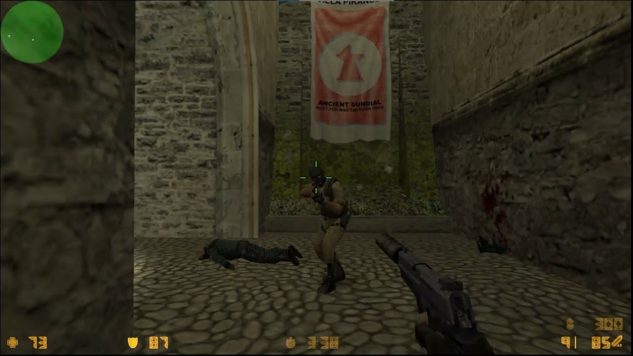 Counter Strike 1.6 de piranesi map gameplay