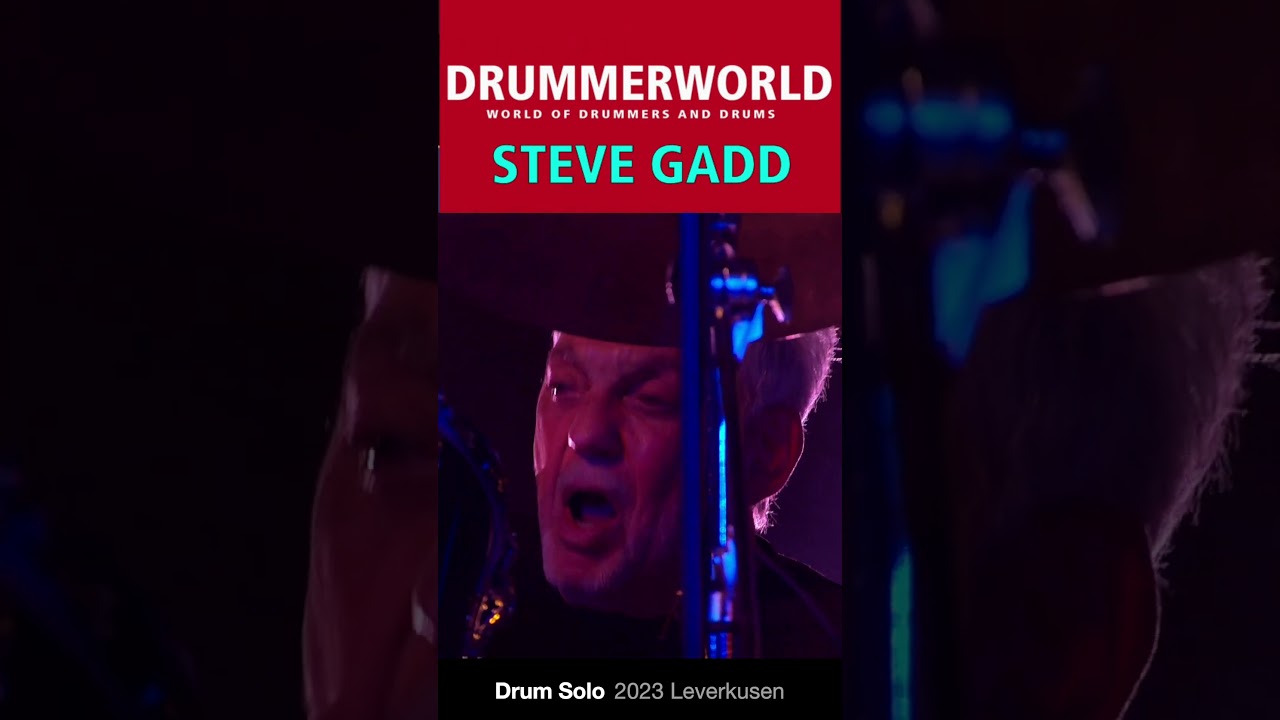 Steve Gadd: SHORT DRUM SOLO - 2023 - #stevegadd  #drumsolo  #drummerworld