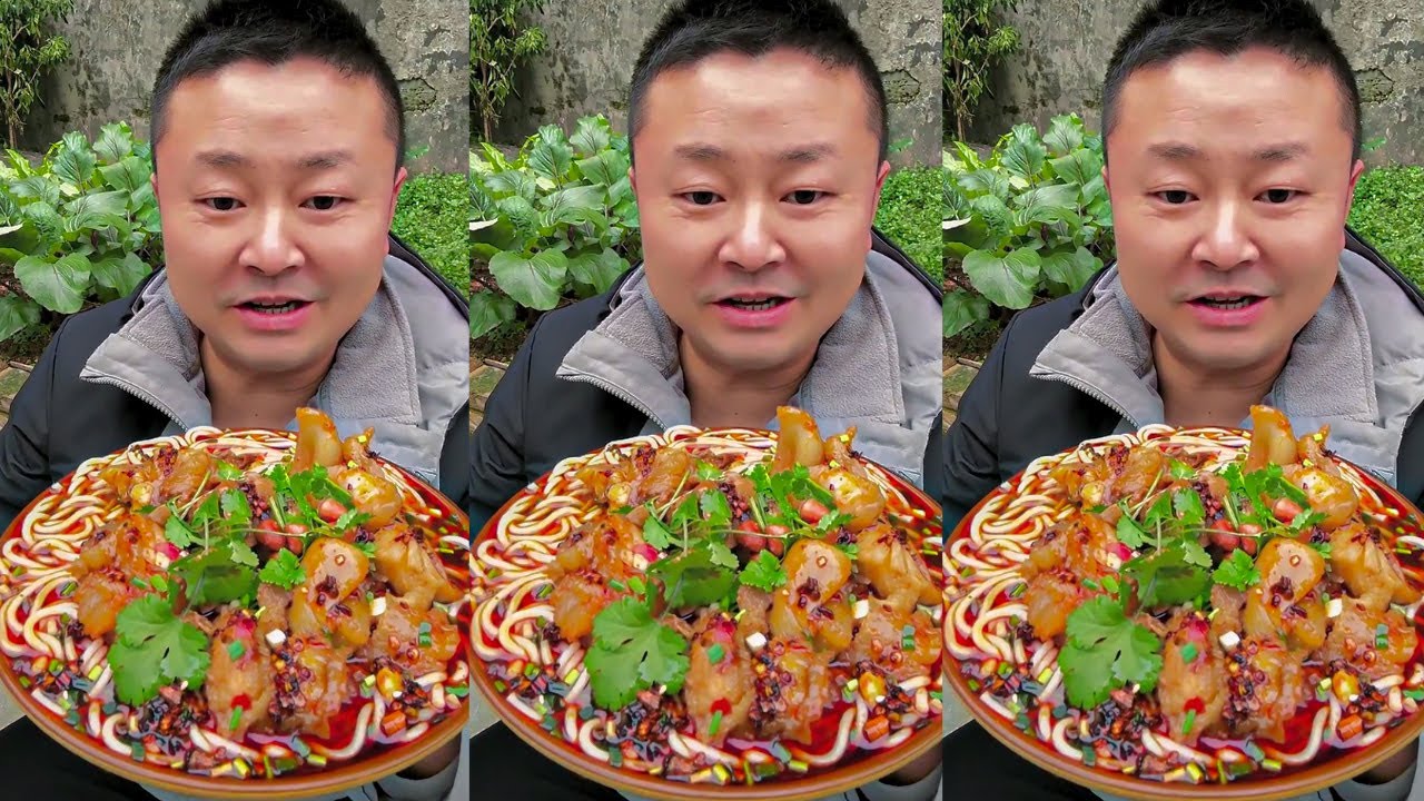 Eating With Axing | Satisfying Spicy Noodles With Beef | Home Cooking Supper So Delicious