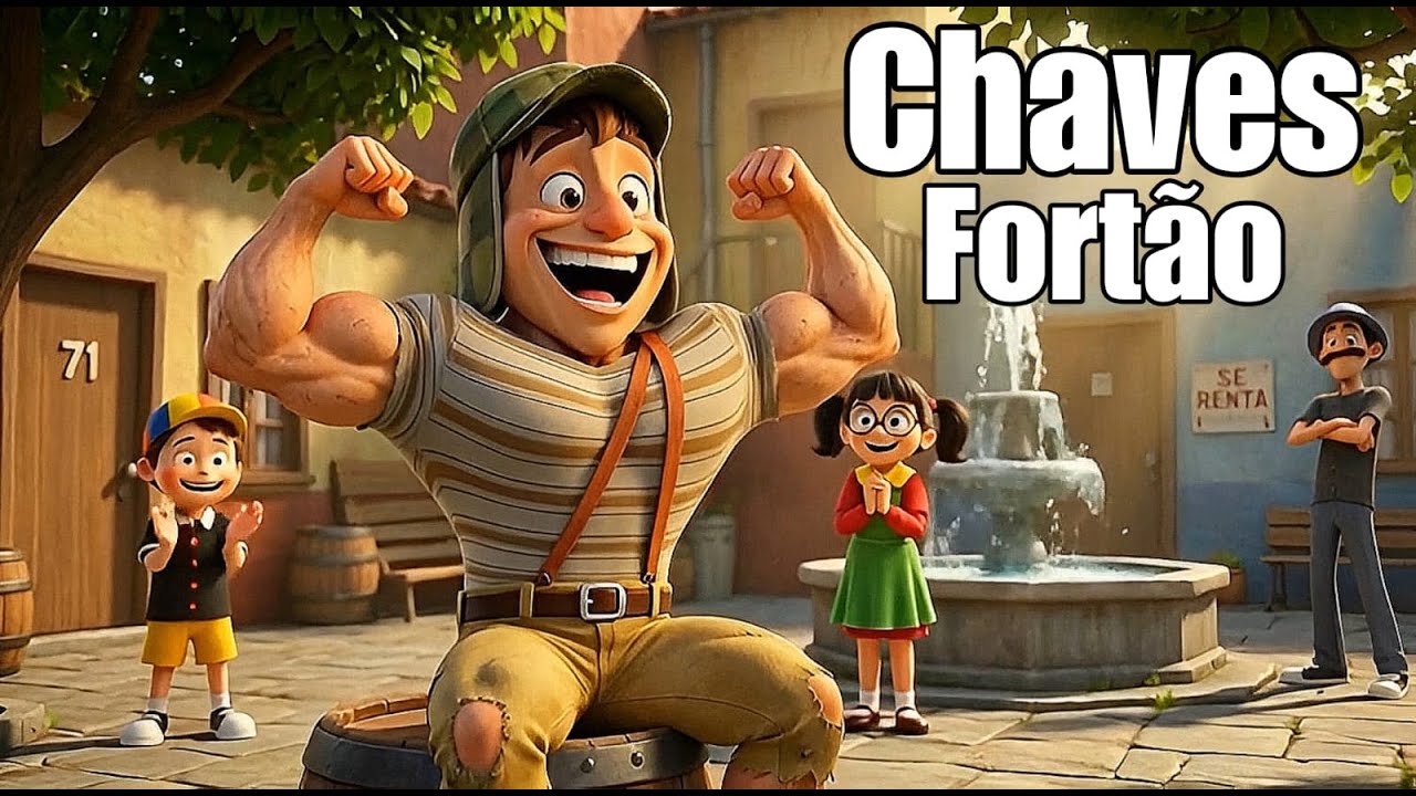 Chaves Fortão - Musica Infantil Animada e Educativa em Português #youtubekids #cartoon  FanMade