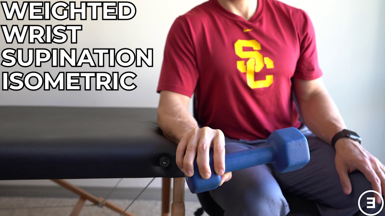 Weighted Wrist Supination Isometric