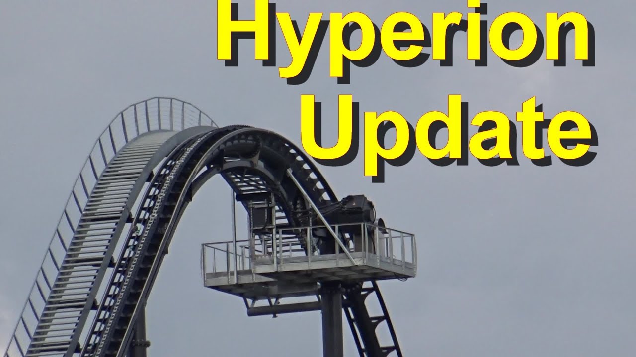 Hyperion Energylandia - Achterbahn Baustelle Juli 2018 &ndash; Coaster construction Mega Coaster Hyperion