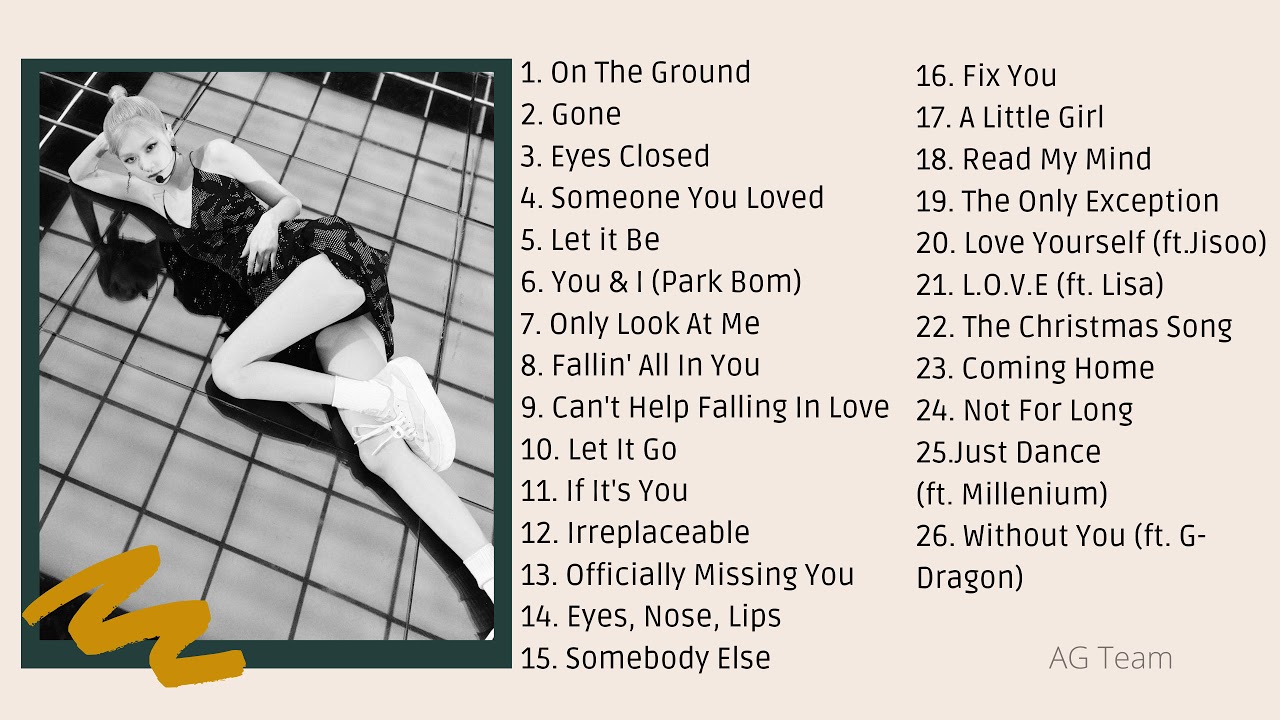 NO ADSENSE FULL ALBUM & CONCERT SOLO ROSE (Blackpink) - ON THE GROUND 2021 Tracklist | BEST SONG