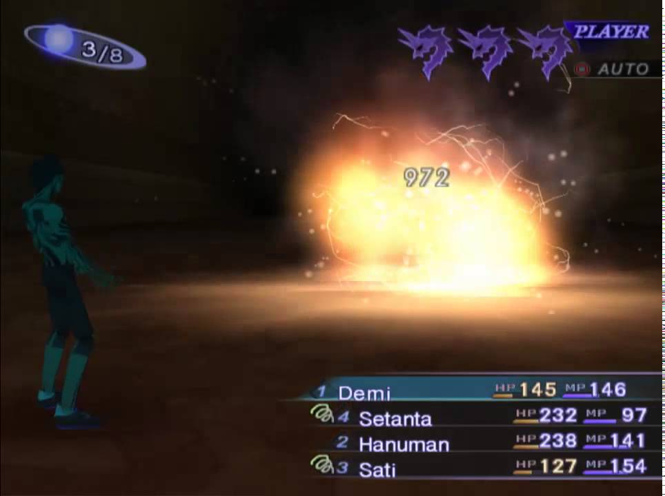 Shin Megami Tensei: Nocturne - Dante Battle