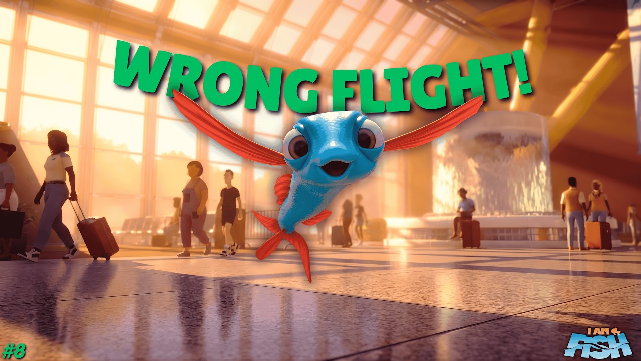 Airport থেকে Escape! 😱 | Flying Fish vs Plane | I Am Fish Gameplay EP 8