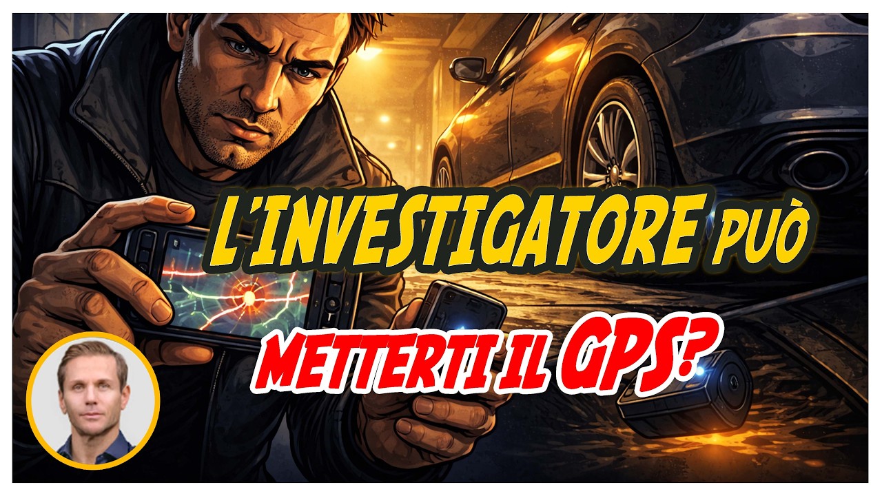 L'INVESTIGATORE può metterti il GPS in auto? | Avv. Angelo Greco